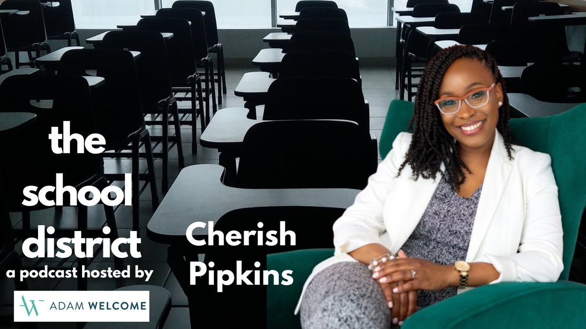 .@CherishPipkins - Elementary Principal - Texas - we had a banger of a podcast conversation that you should really check out! Funny, passionate, visionary and just doing what's best for kids and staff! Enjoy! Apple - tinyurl.com/theschooldistr… Spotify - tinyurl.com/theschooldistr…