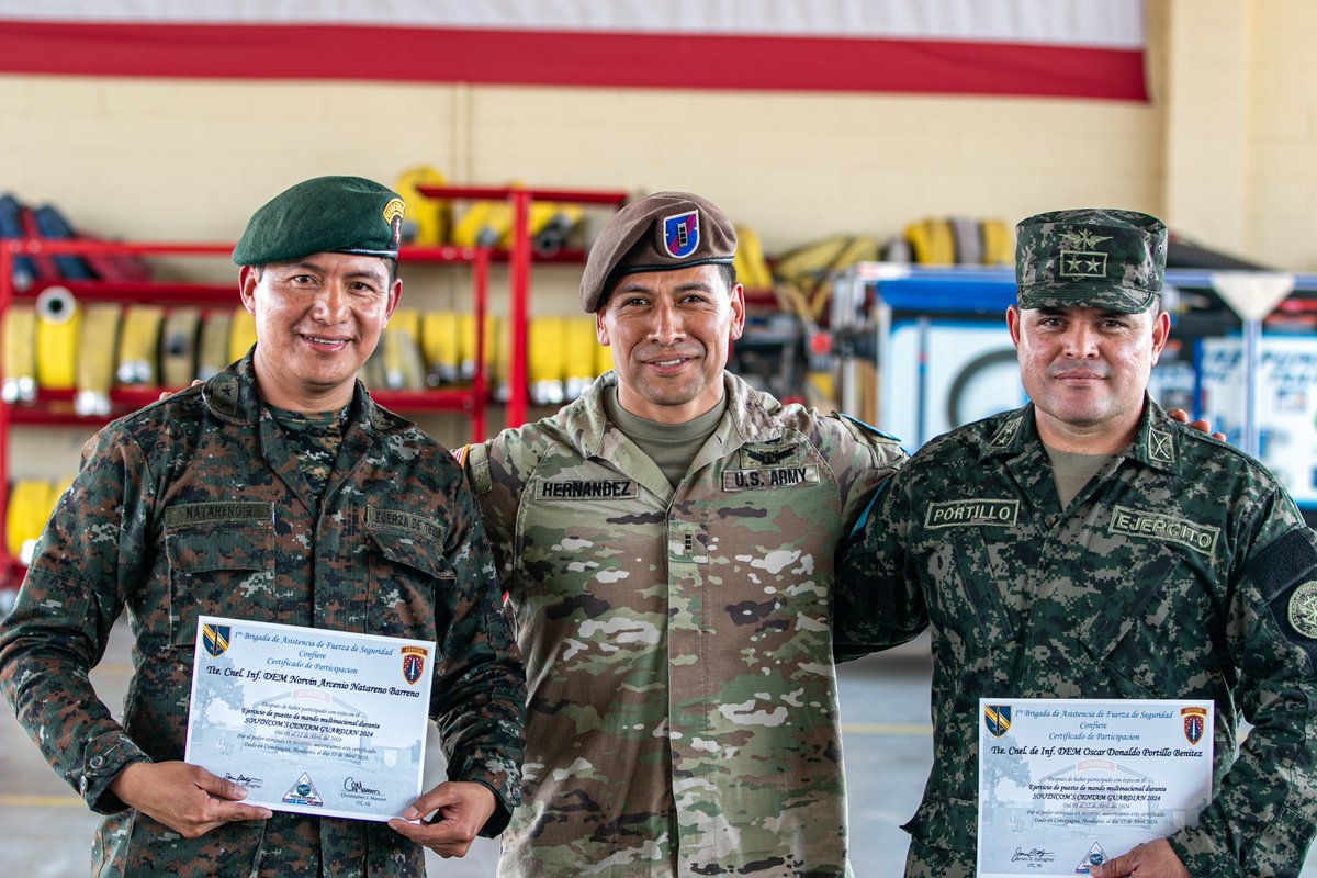 We're incredibly proud of the partnerships we've forged during CENTAM Guardian 24 in Honduras. CENTAM Guardian 24 is a multinational exercise designed to strengthen interoperability and capabilities between the U.S. and participating Central American nations. @Southcom