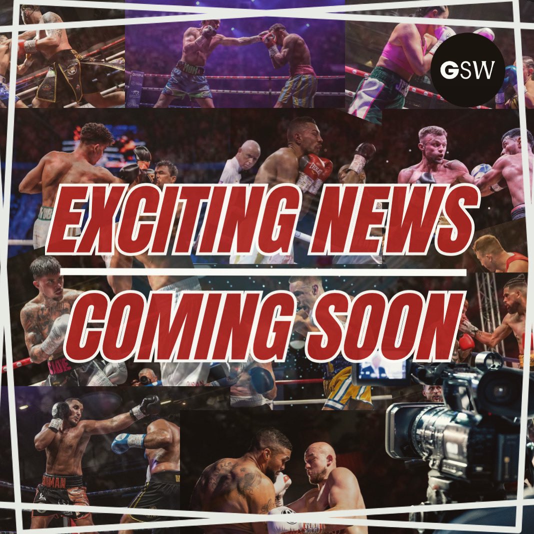 GSWorldwide_'s tweet photo. Last night we received some BIG NEWS!! Stay tuned for some VERY EXCITING NEWS INCOMING π
Dream It, Beleive It, Achieve It β
#GSWBOXING https://t.co/9c3UduPuBj