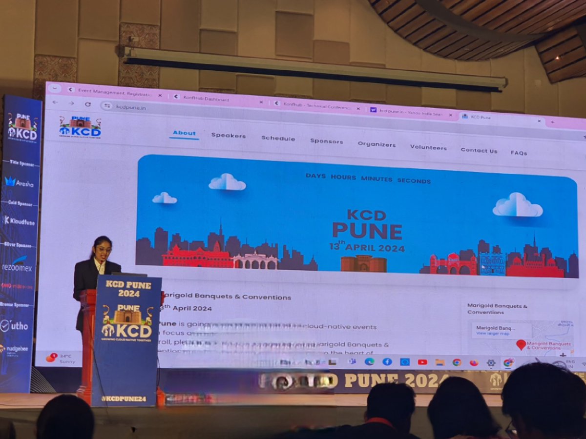 Curtains fall #kcdpune <a href="/KcdPune/">Kubernetes Community Day Pune</a>