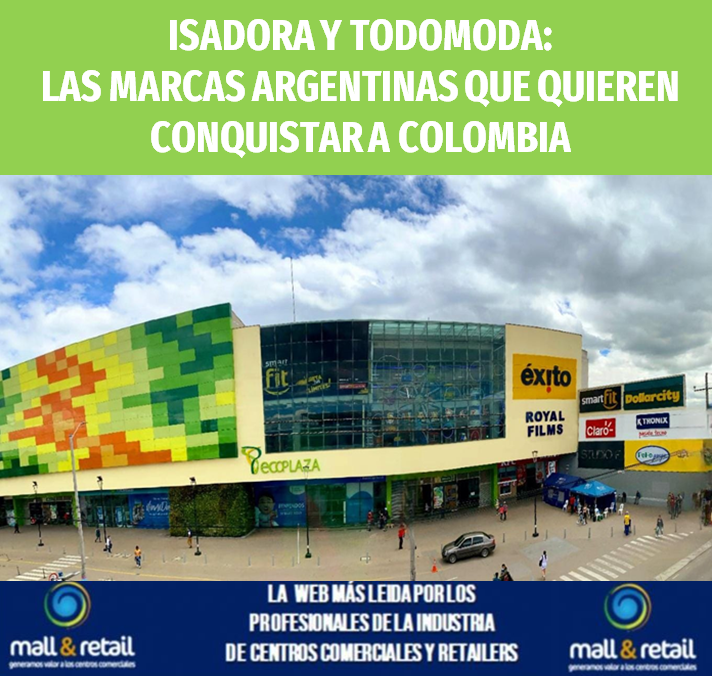 Mall_y_retail's tweet photo. https://t.co/aInn6f1cb0  Colombia se prepara para recibir a dos marcas de accesorios más importante de Argentina, se trata de Isadora y Todomoda esta última que llegará al centro comercial @EcoplazaCC   en el municipio de Mosquera cercano a Bogotá #FelizSabado https://t.co/L3mJqB4k0J