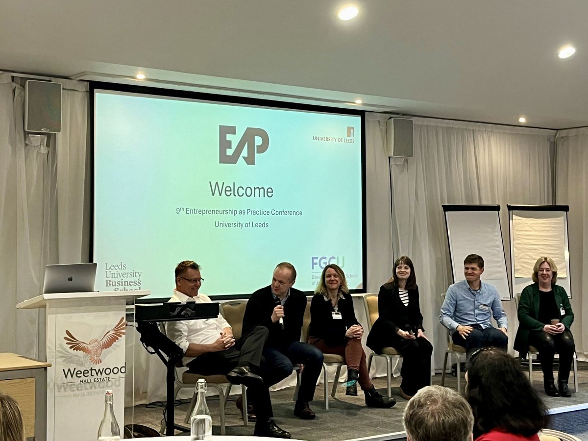 Last week, Leeds hosted the hugely successful 9th Entrepreneurship as Practice conference! The event saw 50 entrepreneurship researchers from across 15 countries develop new insights on how entrepreneurship happens with a focus on entrepreneurial practices. Photo: @rtunstall