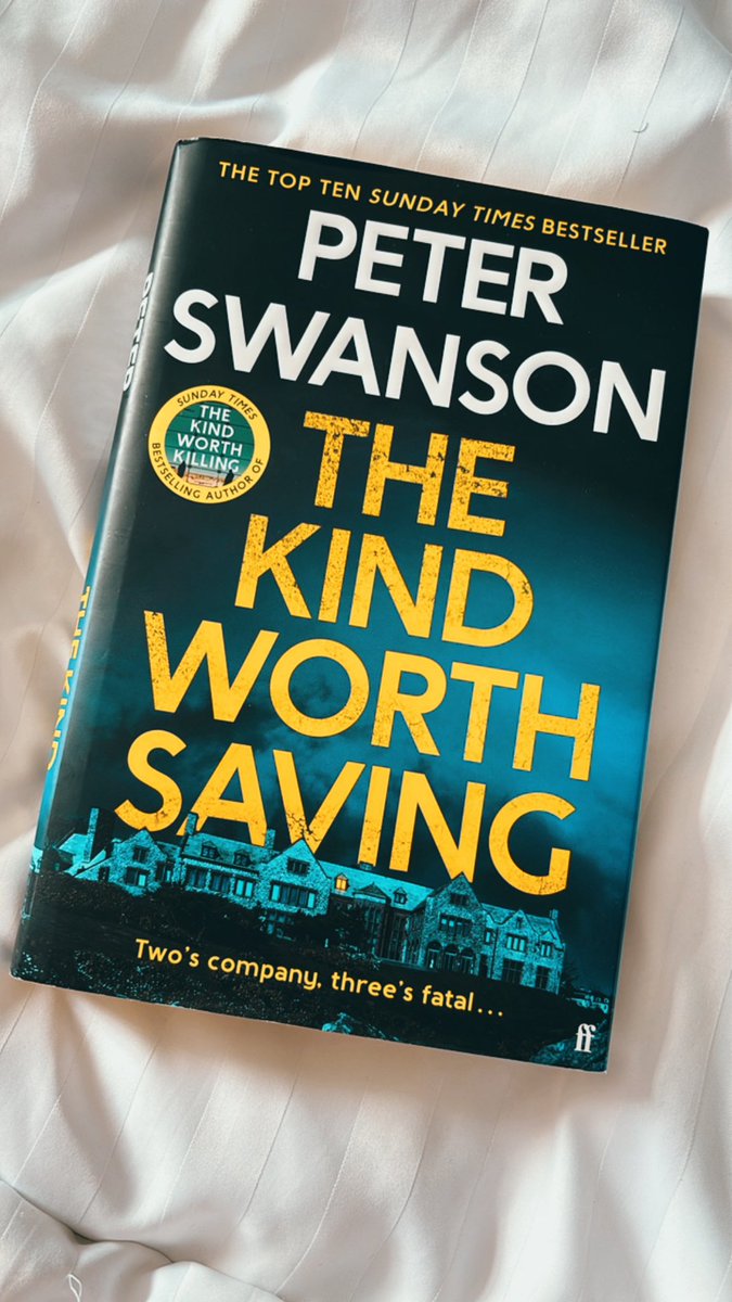 Up next ⬇️

The Kind Worth Saving - Peter Swanson

Cheating a little here with the book ban as I borrowed this from a friend 😂

#BookTwitter