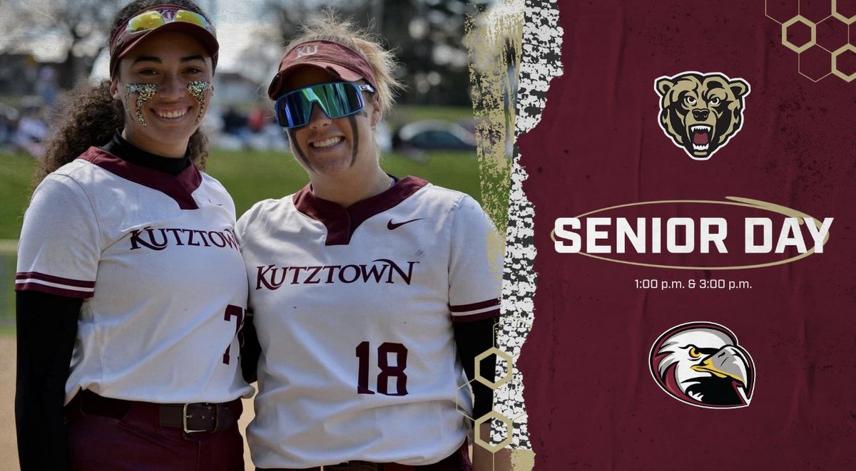Senior Day! Come out as we honor our seniors and take on Lock Haven at 1:00 & 3:00 pm.