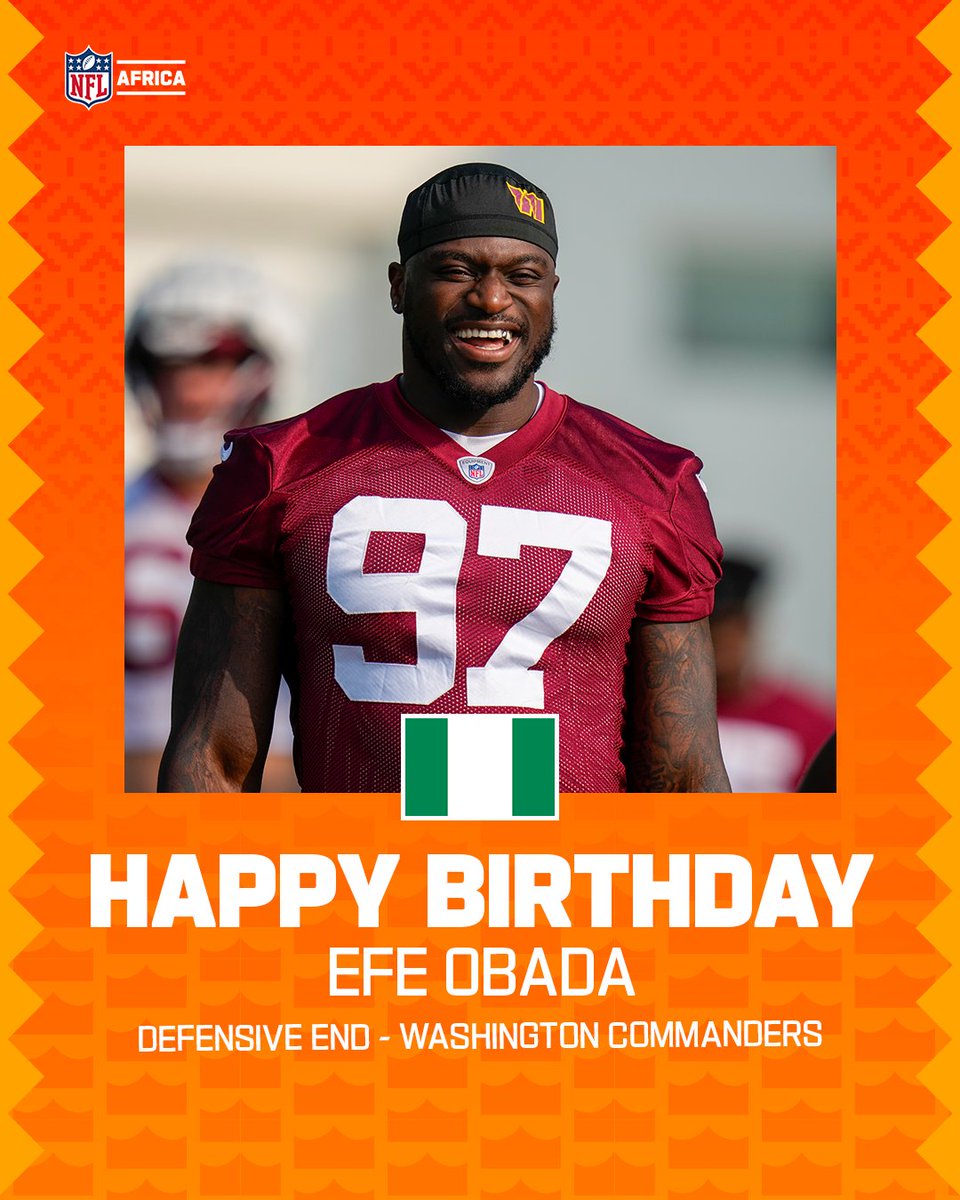 Sending happy birthday wishes to @EfeObadaUK! 🇳🇬🇬🇧