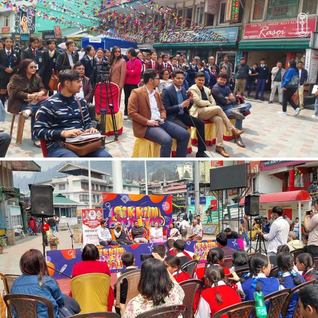 Sikkim Book Fair 2024, jointly organized by 24 hours Inspired and the National Book Trust in collaboration with the District Administrative Centre, Gangtok, took place from the 18th to the 20th of March 2024 at MG Marg Gangtok. #ChinmayaMission #ChinmayaMissionSikkim #booksale