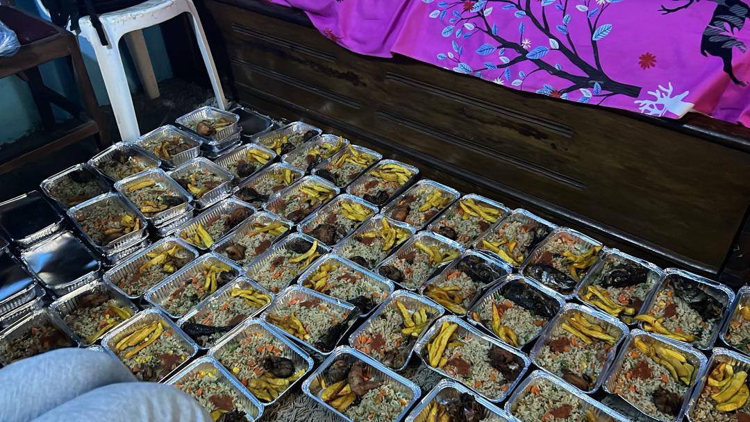 WTMBuea's tweet photo. The body needs food for nourishment 
So yes we’re having lunch 🍛🤭

#ImpactTheFuture 
#IWD2024
 #WTMBueaIWD2024 https://t.co/TLFmncxCeP