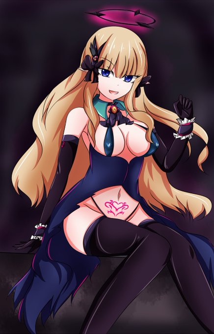 悪堕ちサレンちゃん(青肌) | 幽雪 #pixiv https://t.co/f79vsF4xCN 
サレンちゃんの悪堕ちっス 