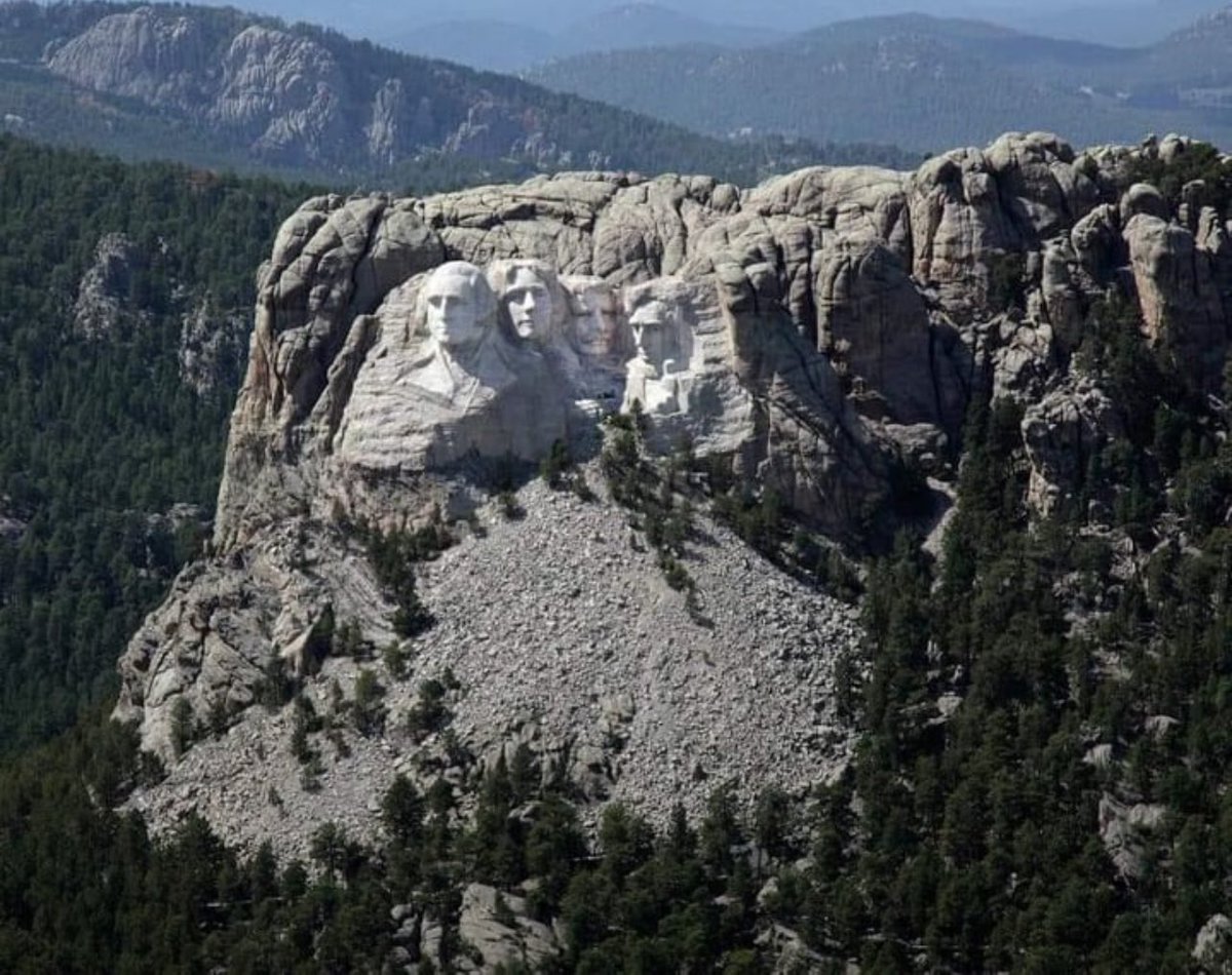 What Mt. Rushmore looks like when you zoom out
