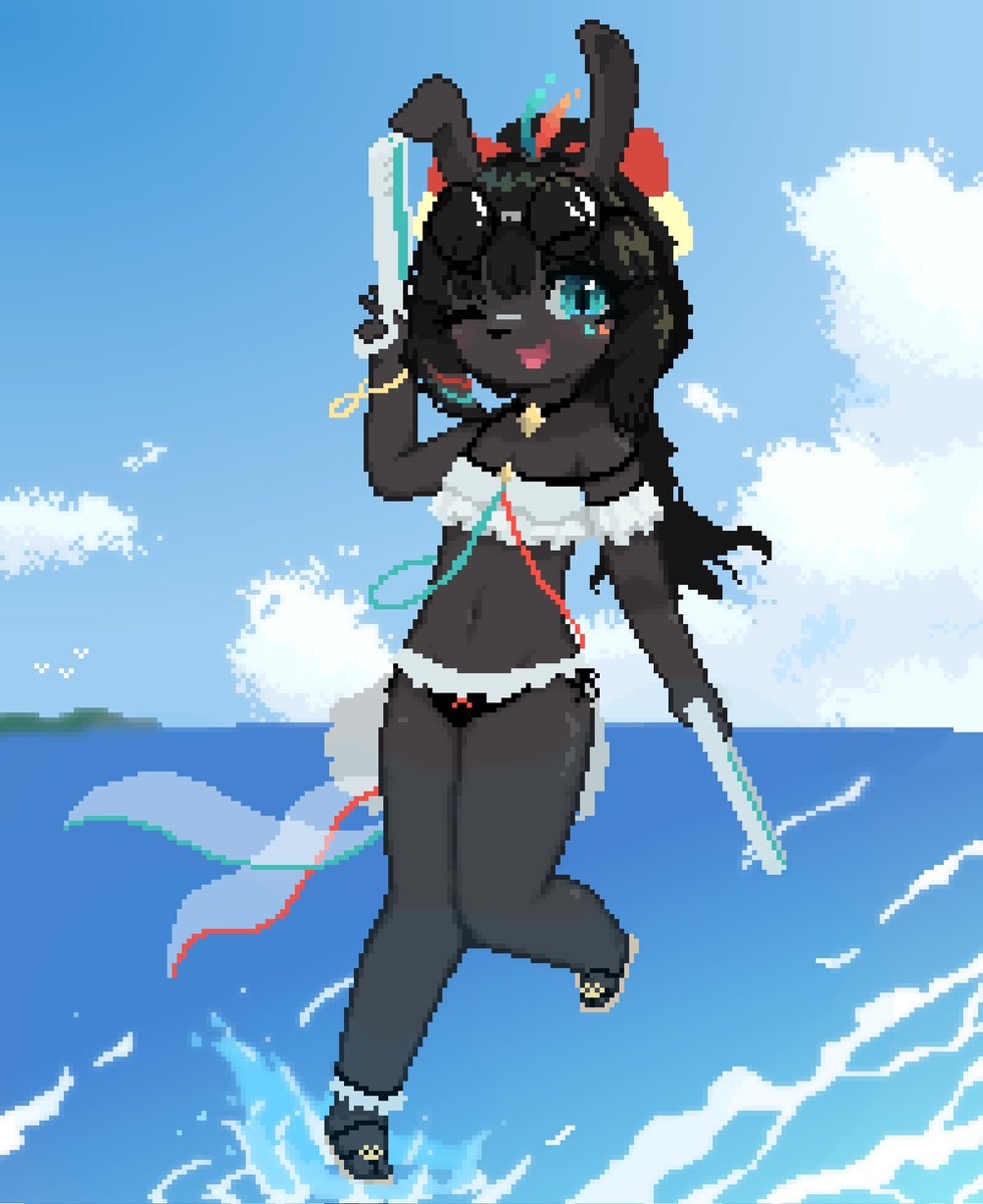 Pahtycle's tweet photo. "Summer starts early because it's wayyyy too hot here!" https://t.co/cGsuPYjC6a