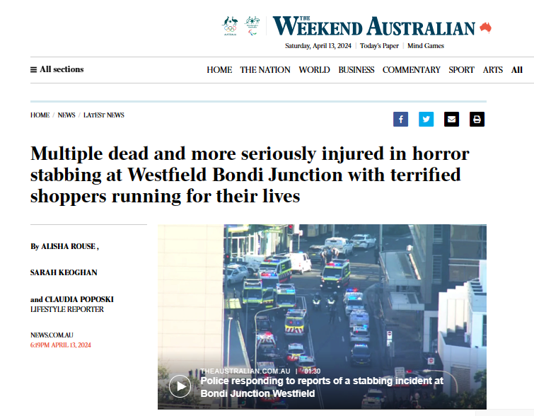 #sydneymallattack who's behind mass stabbing in #Westfield #bondijunction  Junction #Sydney? probably a #jihadi behind?