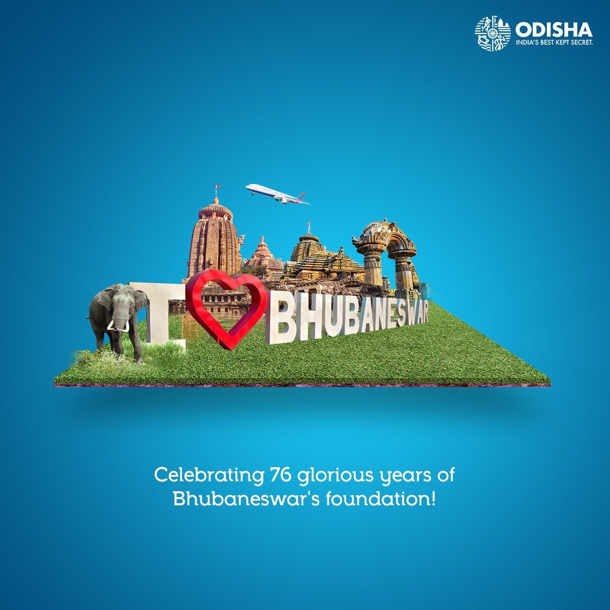 Warm greetings to all citizens of #Bhubaneswar on its Foundation Day. From #TempleCity to #SmartCity, #Bhubaneswar has also emerged as #Sports Hub of India. On #BhubaneswarFoundationDay, let’s pledge to preserve its monuments, heritage & keep it clean.
