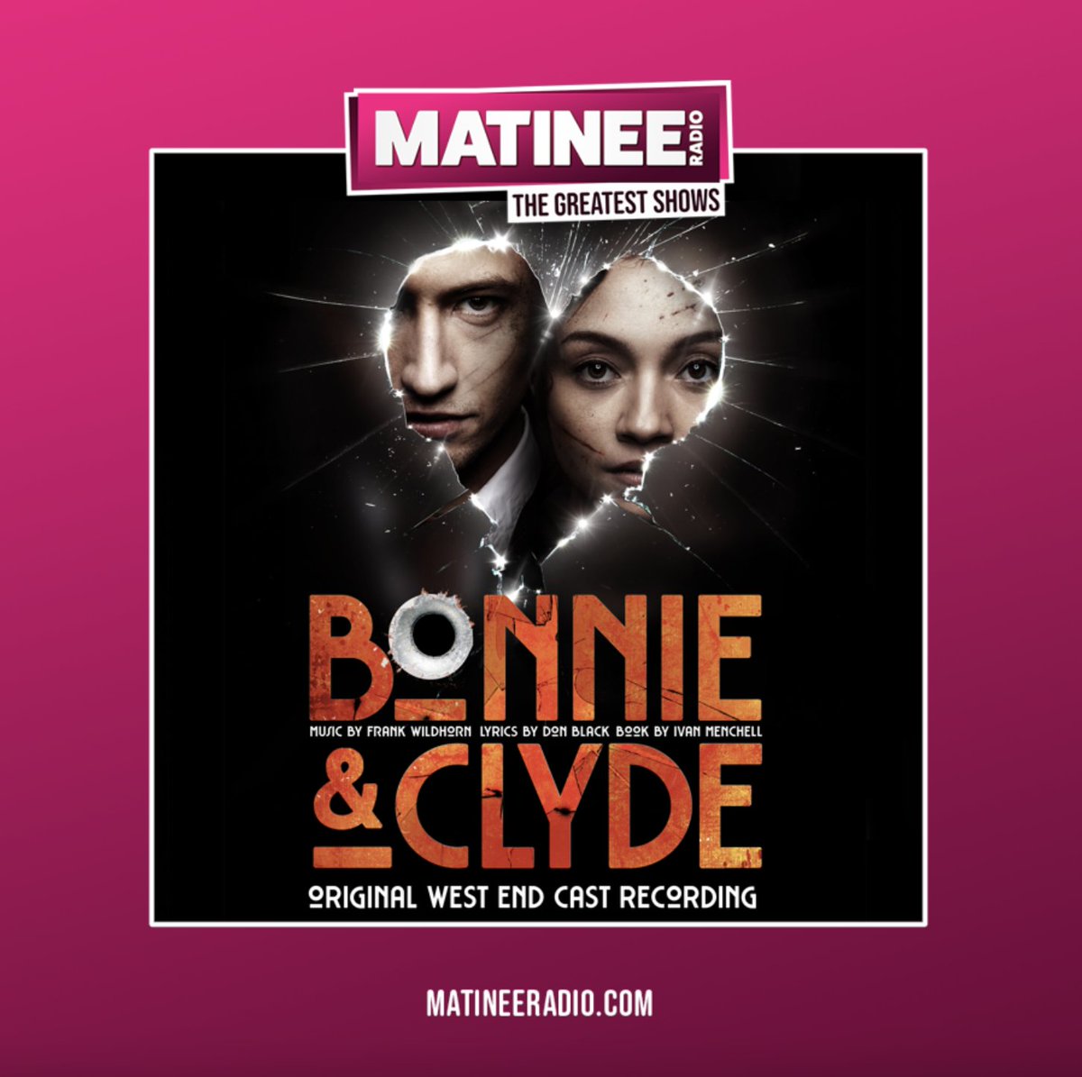 Coming up from 10am: @StageDoorGareth has more showstoppers from the greatest shows and we hear from @Cath_Tyldesley on the acclaimed #BonnieAndClyde UK tour (currently at @APAWhatsOn then onto @KingsandRoyal) 🔊'Play Matinee Radio' 💻linktr.ee/MatineeRadio