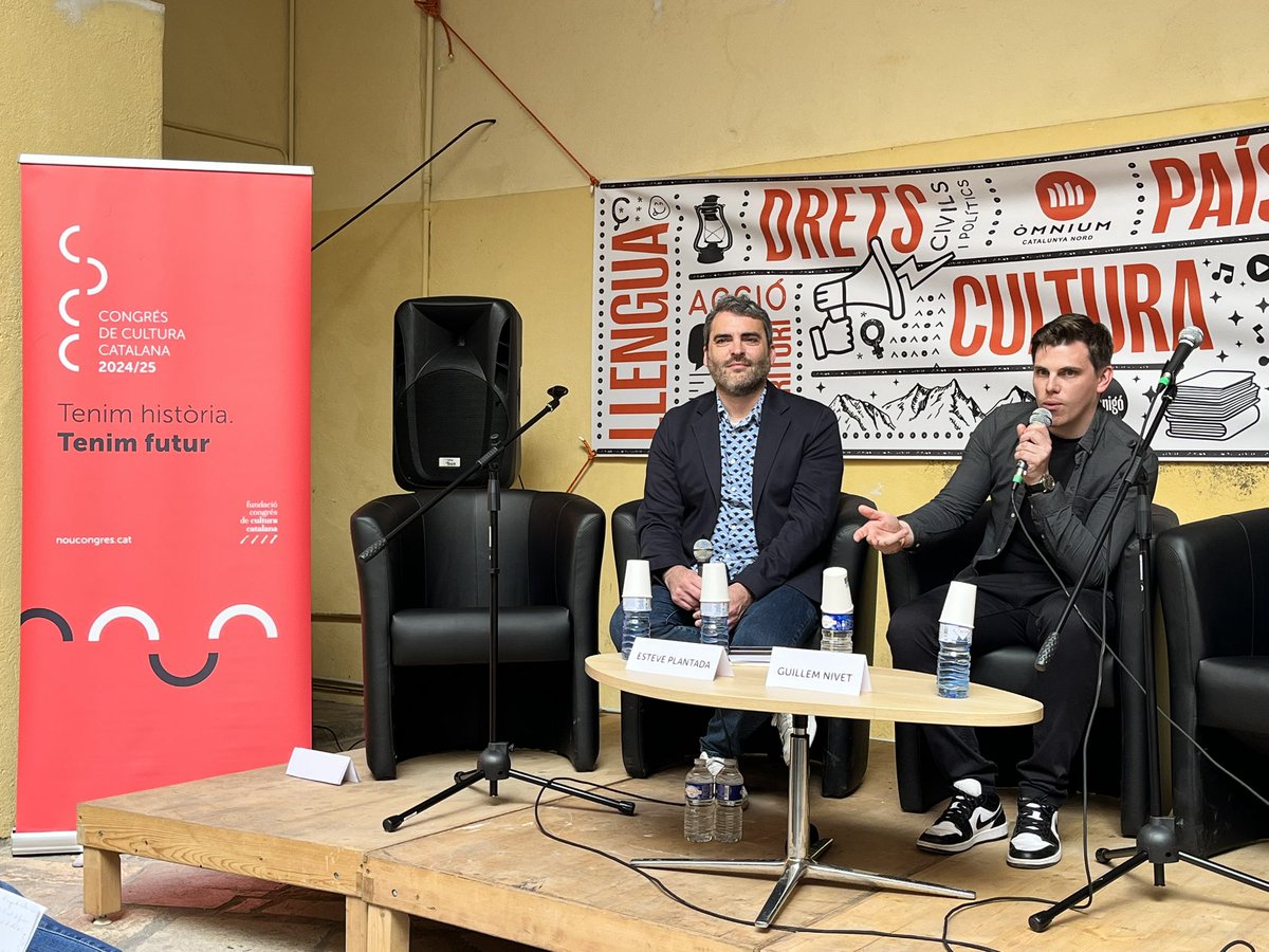 “Si desvinculem la llengua i la identitat, deixem de ser una nació”. Així introdueix el nou congrés de cultura catalana en Guillem Nivet. Té lloc avui a #Perpinyà a càrrec de @noucongres (@eplantada) , a la seu d’@OmniumCatNord