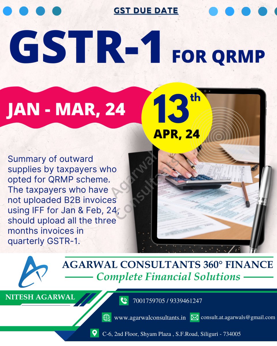 #GSTR1 #QRMP #GSTReturns #TaxFiling #SmallBusiness #SMEs #TaxCompliance #GSTIndia #QuarterlyFiling #BusinessTaxation