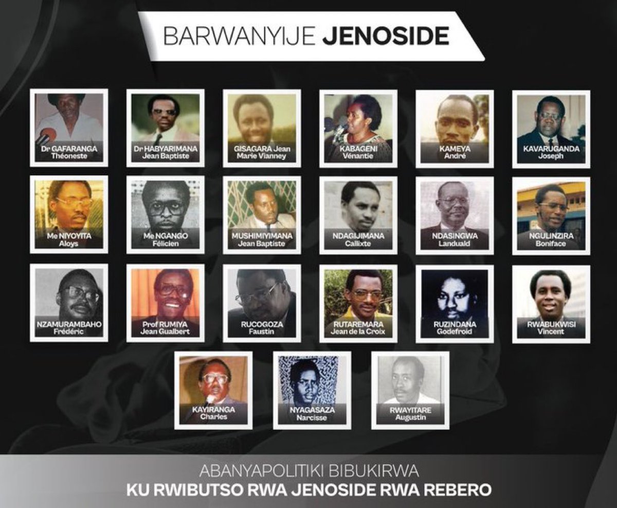 Ku Rwibutso rwa Rebero turi gusoza icyumweru cy'icyumamo ndetse twibukwa abanyepoltike barwanyije Genocide yakorewe Abatutsi.

#Kwibuka30