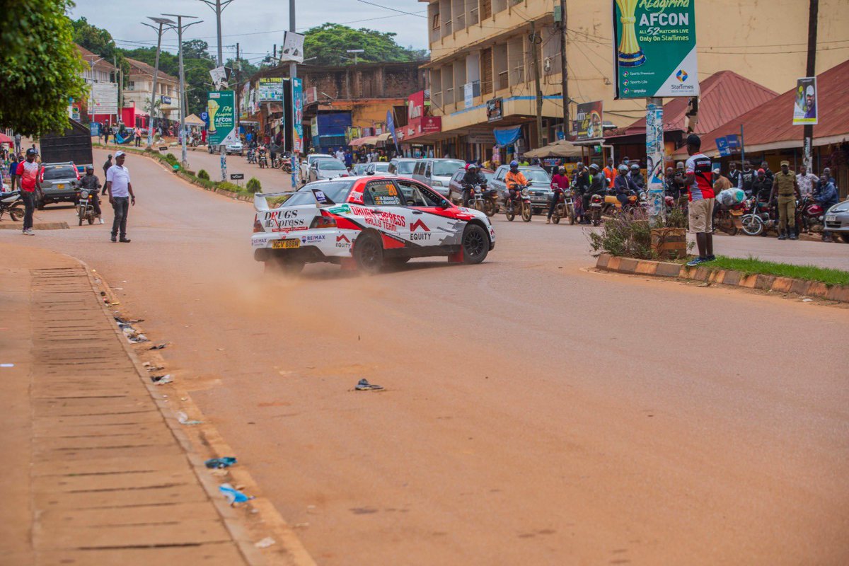 The 2 day SMC Masaka Rally has officially kicked off today, The Drugs Express Rally Team led by Dr Moustapha Mukasa and his co-driver Mwambazi Lawrence ready for action. #MotorallyWithEquity