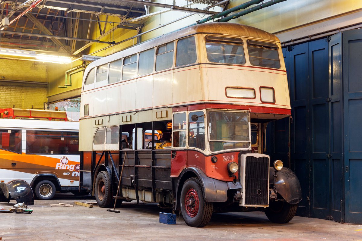 Our #SaturdayShowoff brings our collection to you and maybe tempts you to visit. This week it's one of the few buses in our collection that isn't restored, #Oldham 368. Its time will come. If you'd like to visit our collection of buses, details are at motgm.uk