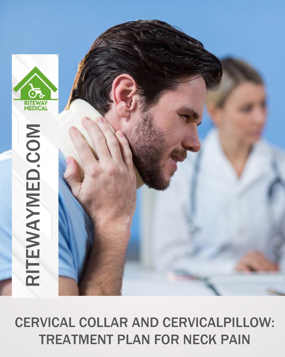 Discover the ultimate solution for #neckpain with Cervical Collar & Cervical Pillow treatment plan. Find relief & support for #soremuscles and stiffness. Alleviate discomfort and improve posture with this comprehensive solution. Learn More: ritewaymed.com/cervical-colla… #orthopedics