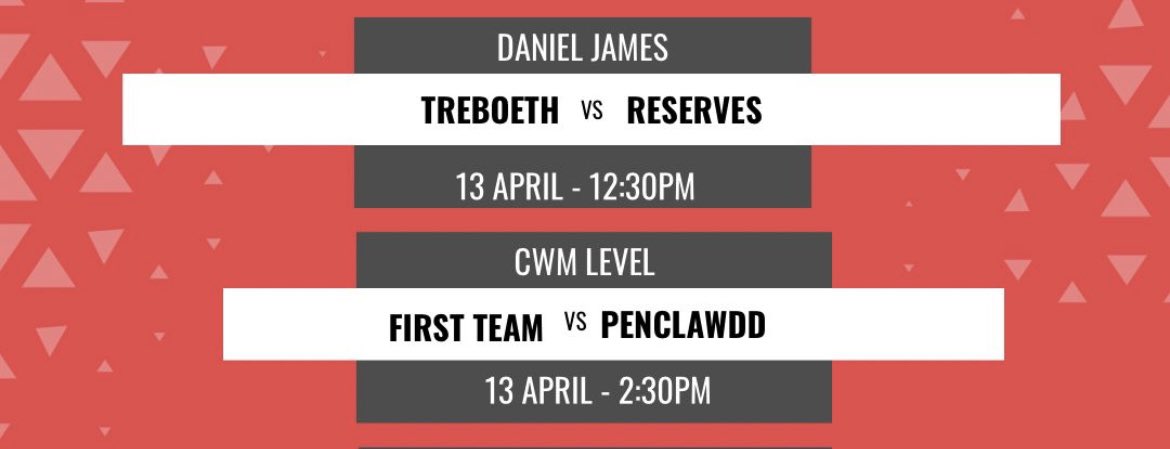 Massive day today for Cwmfelin Press ⚽️
Get down and support us !!!🖤🤍