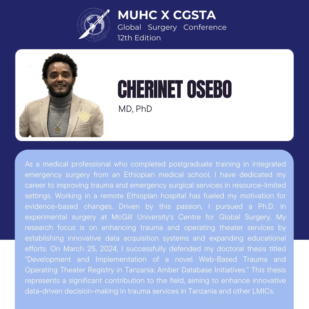 MUHC Global Surgery Conference tweet media