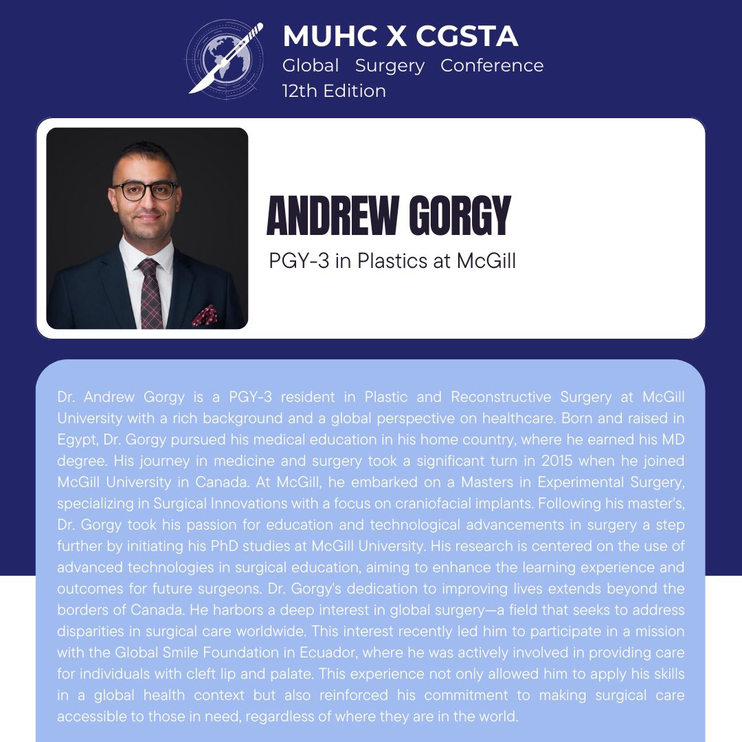 MUHC Global Surgery Conference tweet media