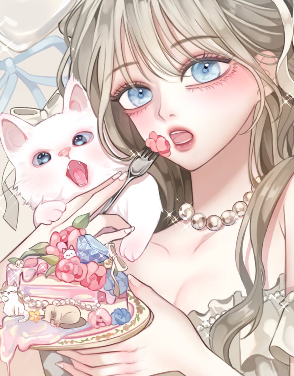 Rahwa_ss's tweet photo. 디저트 🍰

##일러 #그림 #자캐 #아트 #イラスト https://t.co/XYb78Lier6