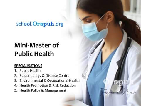 Ready to make a difference in public health? Dive into the Orapuh Mini-Master of Public Health (mMPH) programme! orapuh.org/mini-mph-catal… #orapuh #PublicHealth