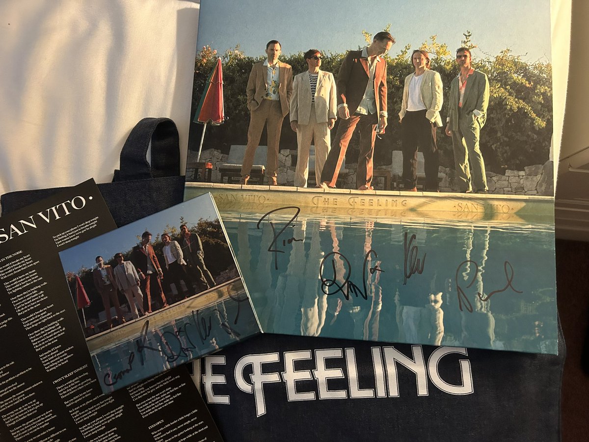 @thefeeling it’s arrived ! excited to hear the new album and then see you at RockCity soon