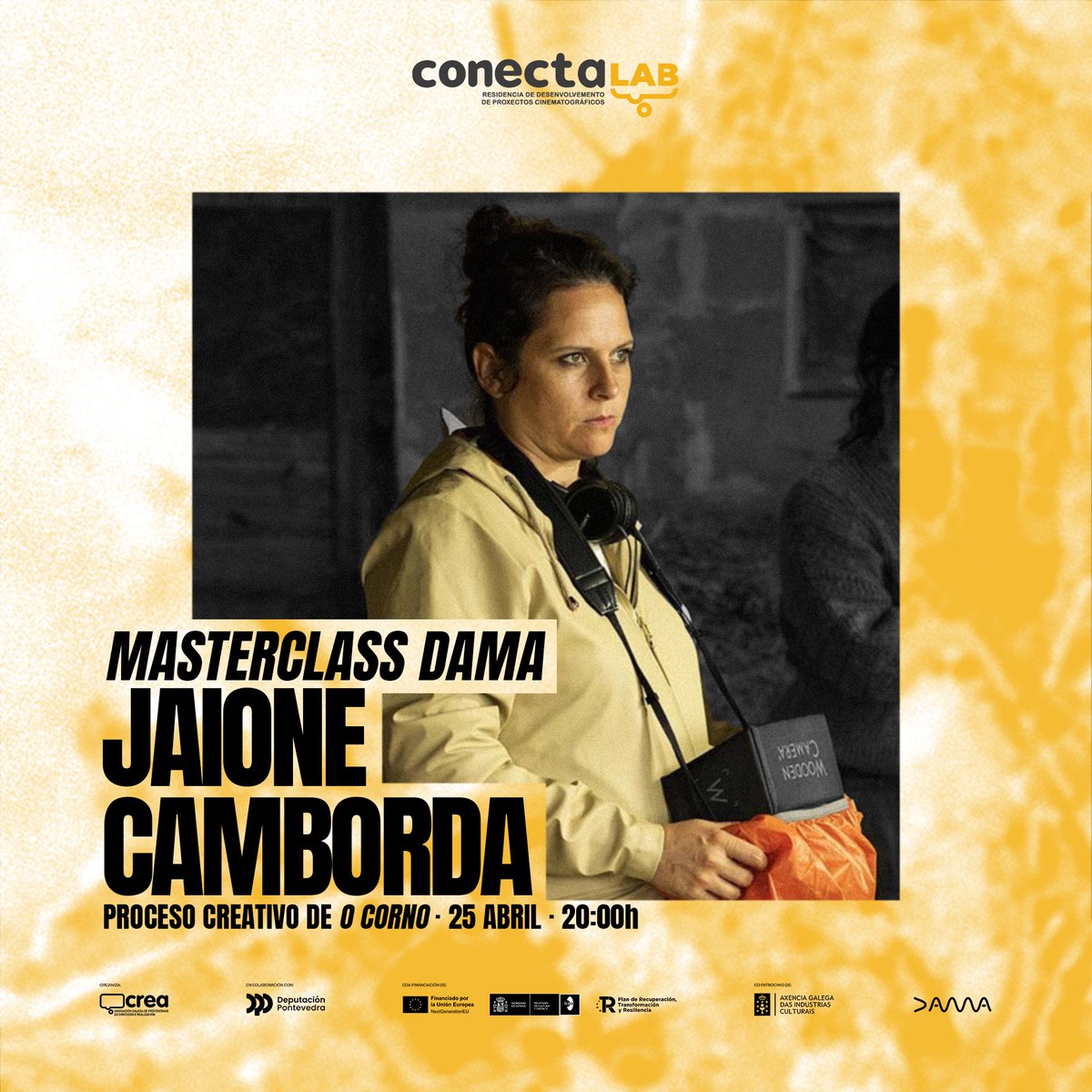 depo_es's tweet photo. As clases maxistrais @DAMAUTOR do #ConectaLab levarán ata a illa de San Simón a sabedoría e talento de Mónica Bernuy, Pilar Palomero, @diego_san_jose e @JaioneCC entre outros grandes nomes do audiovisual que iremos desvelando 🤭

Prestade atención ás novidades! https://t.co/FT21TJzgIO