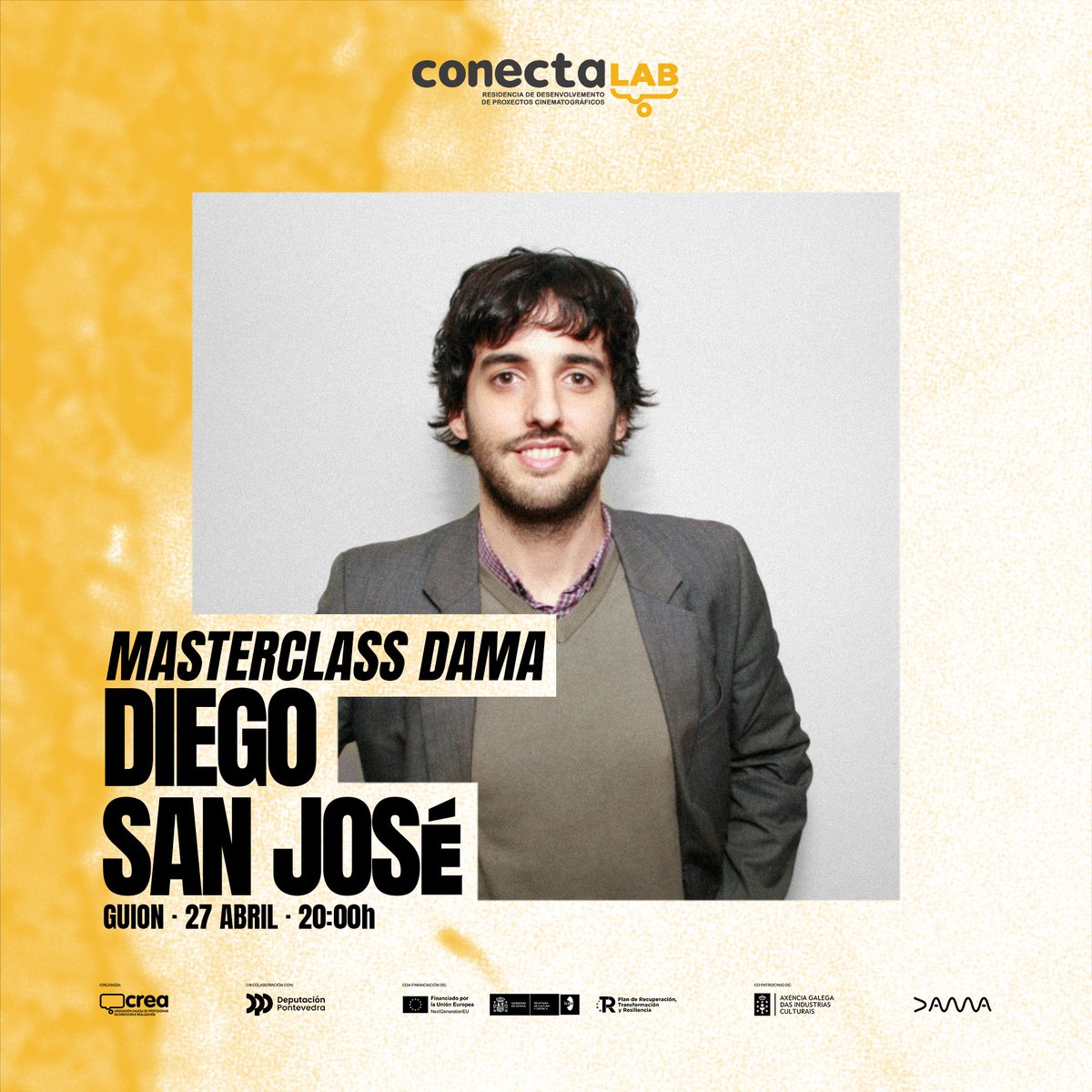 depo_es's tweet photo. As clases maxistrais @DAMAUTOR do #ConectaLab levarán ata a illa de San Simón a sabedoría e talento de Mónica Bernuy, Pilar Palomero, @diego_san_jose e @JaioneCC entre outros grandes nomes do audiovisual que iremos desvelando 🤭

Prestade atención ás novidades! https://t.co/FT21TJzgIO
