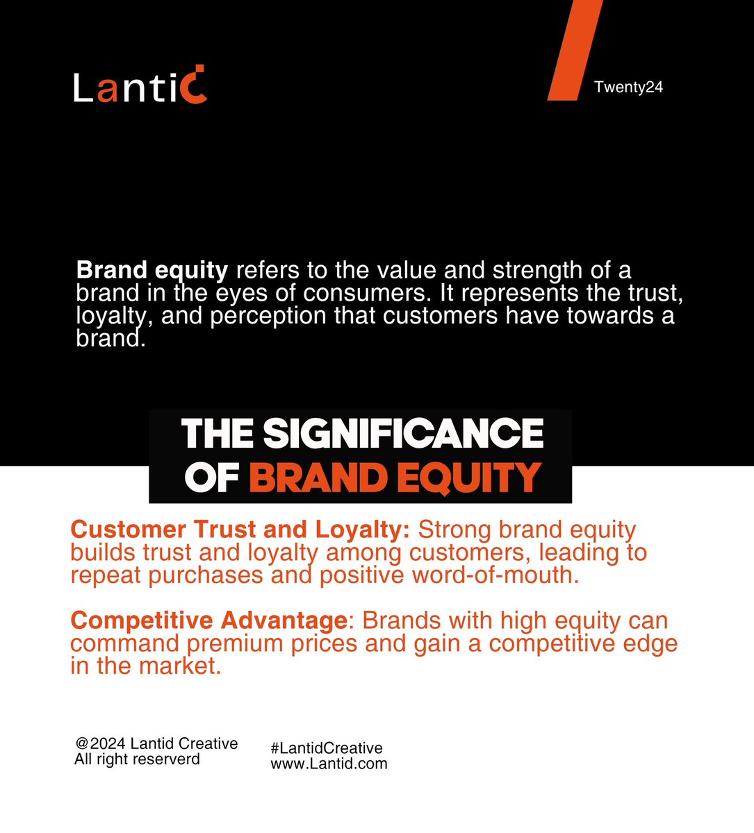 The Significance of Brand Equity

Lantid Creative: Experts in Brand Identity. Go pro!!!

#lantidcreative #lantid #businesssolution #business #branding #brand #visualbranding #branding #brandidentity #brandinginspiration #brandingdesign #marketing #brandstrategy #brandingagency