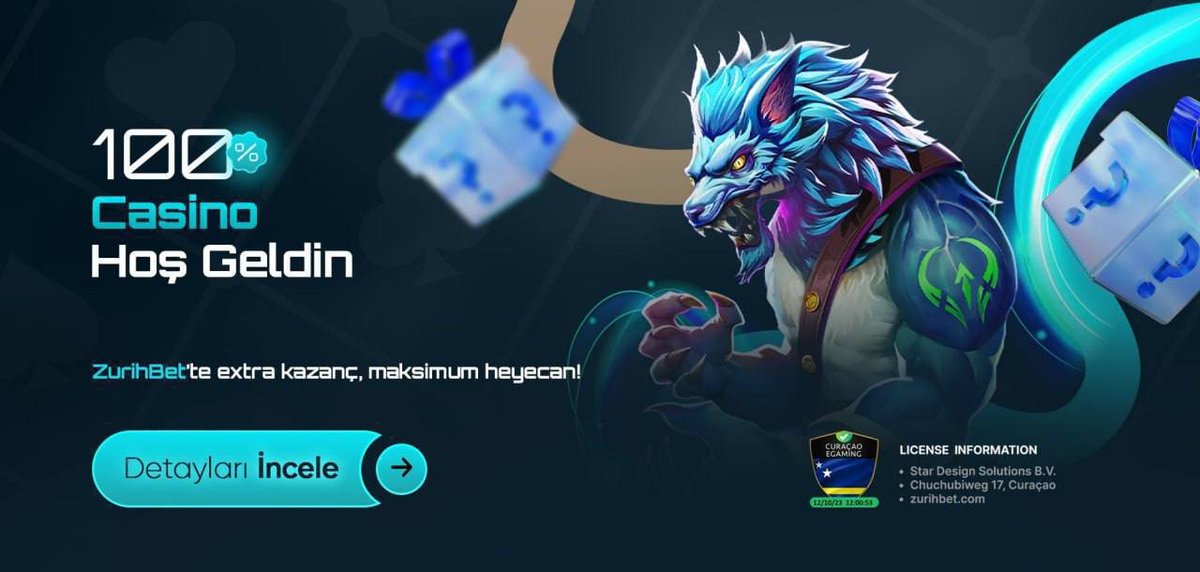 ZurihGame's tweet photo. 🔔 #Zürihbet'te Yeni Üyelerimize Özel %100 Casino Hoşgeldin Bonusu!

✏️ Hemen Üye Olun, Kazanmaya Başlayın!

➡️ Kalitenin Ve Kazancın Adresi;
🔗 https://t.co/0B9TCzooj1 https://t.co/wR5X5NaTvh