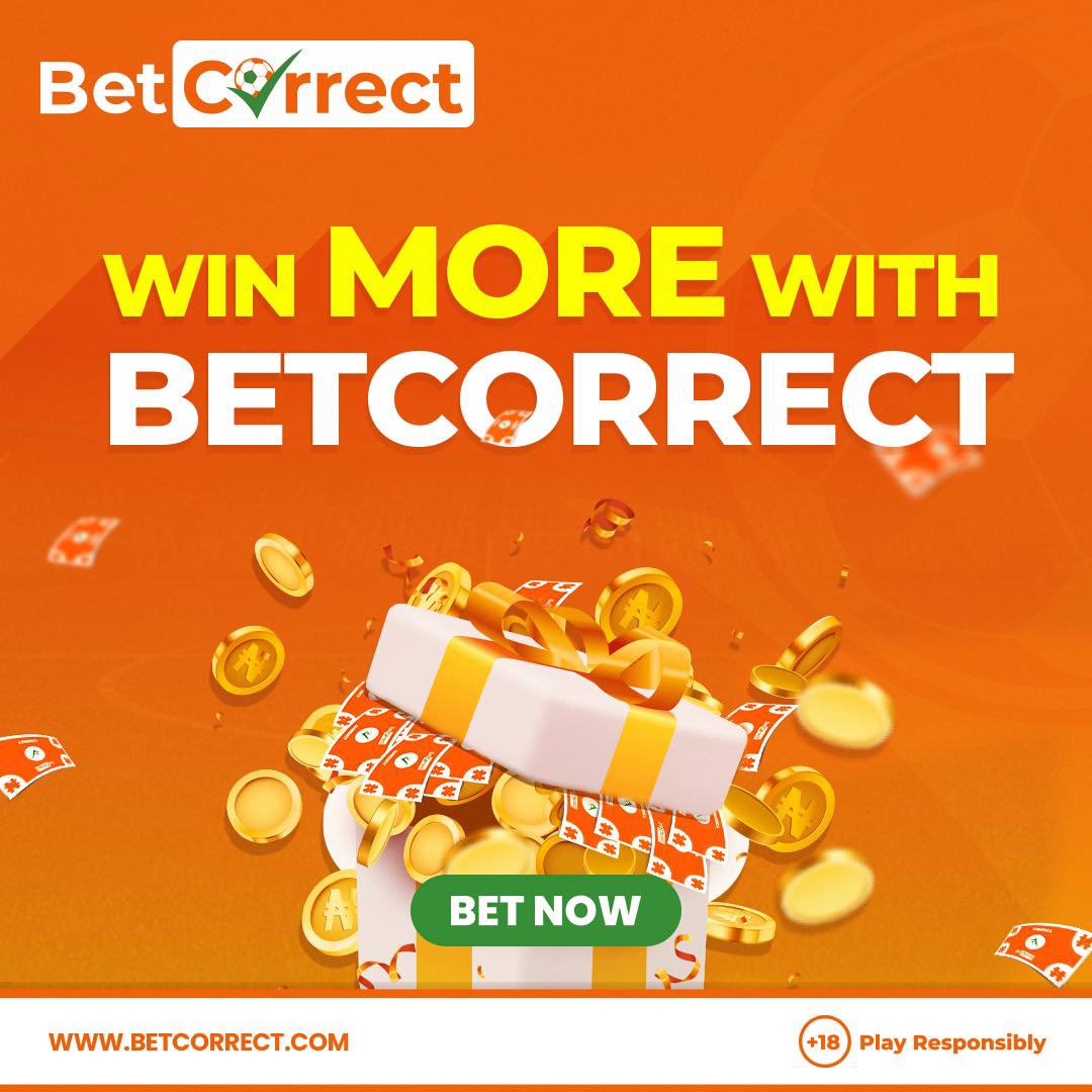 360 ODDS ON BETCORRECT 

BOOKING CODE : BCD1SL3W

Don’t have an account yet , Register Now with the link below 👇 and get 100% bonus on your first and 2nd deposit 🔥🔥🔥🔥

Register here 👉🏻 bit.ly/Desoji_YL