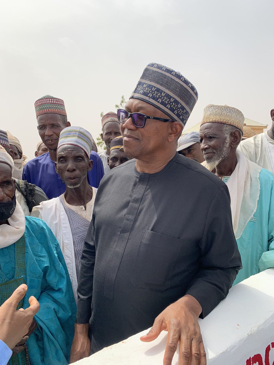 Have you thanked Peter Obi today?

Thank you, 
Peter Obi🙌🏿

#ThankYouPeterObi 🔥
#PeterObiWaterChallenge
#PeterObiBoreHoleChallenge