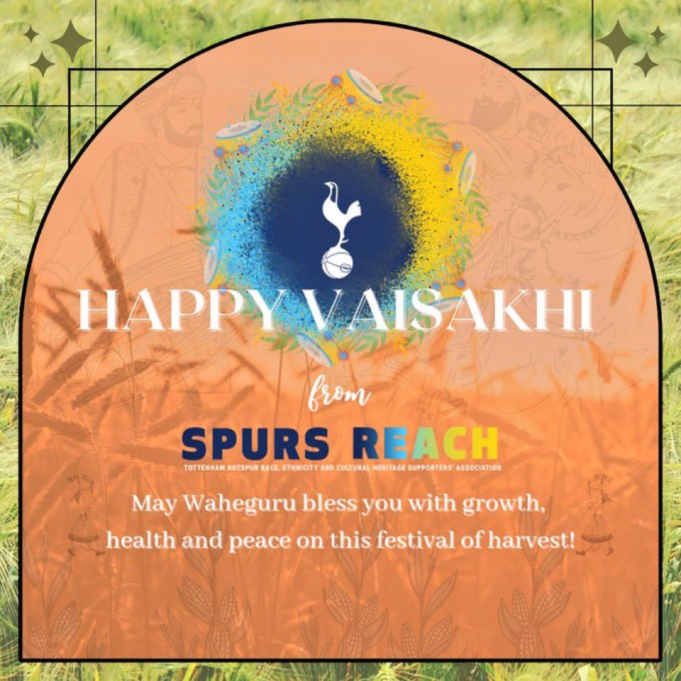 We would like to wish all those who are celebrating a very Happy Vaisakhi today! 🌾🌾🌾 #Vaisakhi marks the start of the Sikh New Year and the onset of the harvest season Celebrations traditionally include singing & music, as well as reading scriptures out loud & chanting hymns