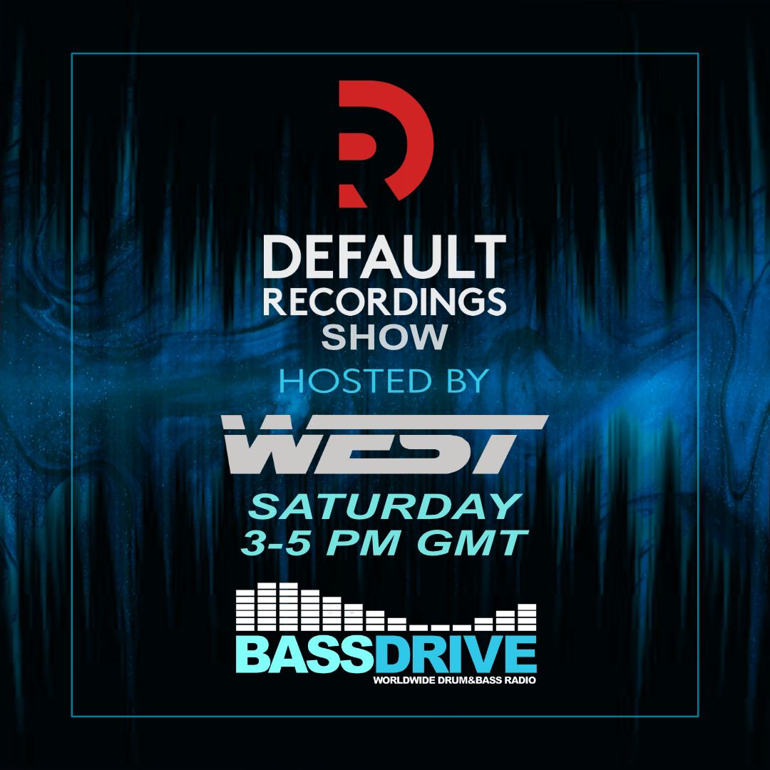 Catch @WEST_DNB LIVE today Saturday 3-5pm GMT on the mighty @bassdrive with the @DefaultRec Show 🎵🎶🔥 bassdrive.com @bassdrive Chat / Discord Kru: discord.gg/xW2xSKXmdv Popup Player: fkode.app/pop-up/ #radio #bassdrive #dnb #dnbmusic #dnbfamily