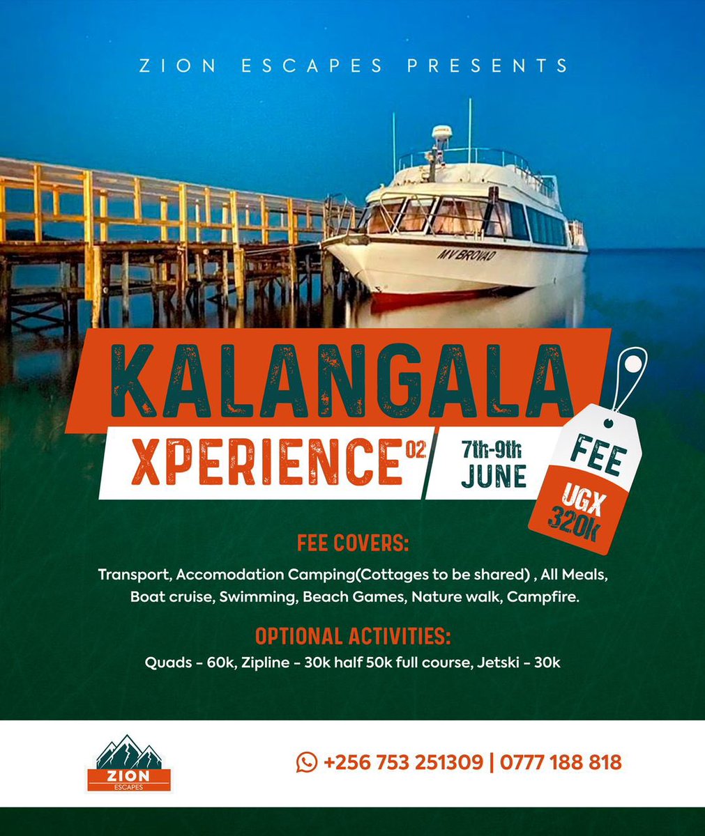 Mark the dates for your island 🏝️ experience on 7th-9th June with <a href="/ZionEscapes1/">ZION ESCAPES</a> 🙏🏽