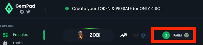 $FARM is now trending #2 on <a href="/TheGemPad/">𝗚𝗲𝗺𝗣𝗮𝗱</a> 

🟢#PresaleLive for the last 24hrs

gempad.app/presale/0x2FA6…

🫵Don’t be left out lads

#FARM #FarmerCoin #BNBchain