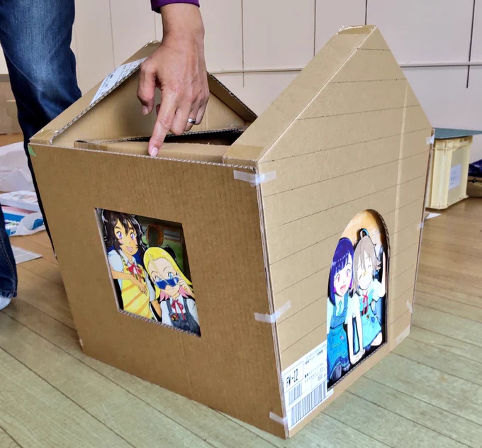今日はいつものファンベースとは別の場所で、神輿制作作業しました。#DIYアニメ #DIYドラマ #DIYファンベース 