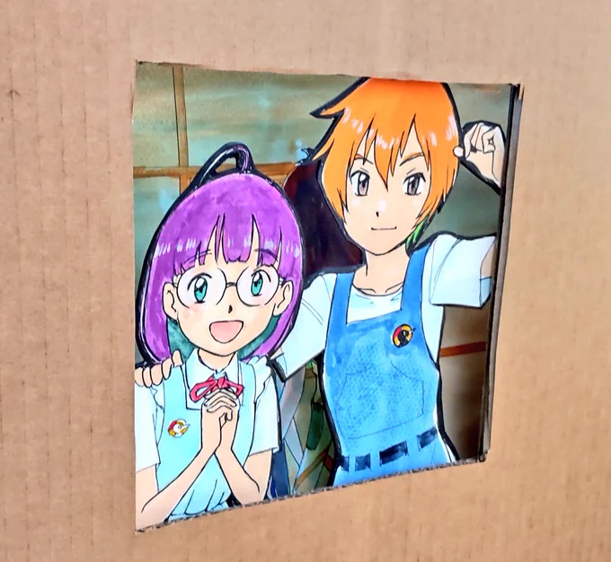 今日はいつものファンベースとは別の場所で、神輿制作作業しました。#DIYアニメ #DIYドラマ #DIYファンベース 