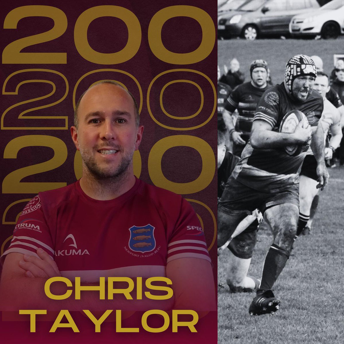 🚨200 CLUB 🚨 Congratulations to our very own Chris Taylor who hits a remarkable 200 appearances today for his home town club. 🏟️ 200 🗓️ 11 seasons 🏉 49 Try’s 🟨 9 Yellow cards 🐟🐟🐟