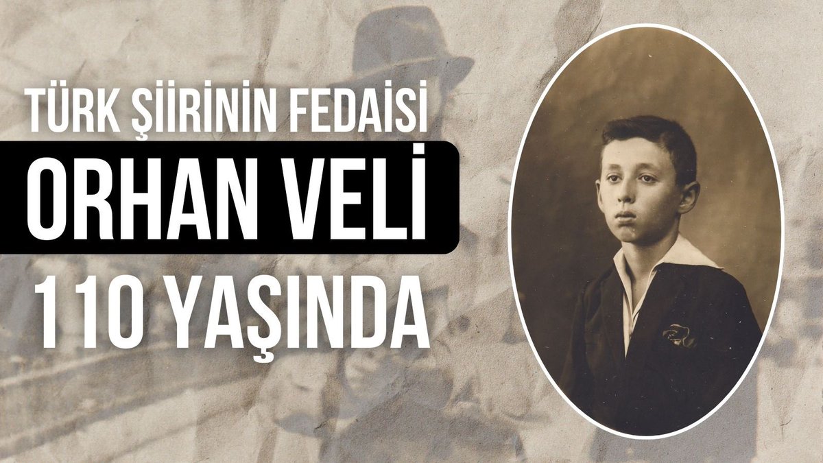 Türk şiirinin fedaisi Orhan Veli 110 yaşında. İyi ki doğmuş! 🪶 Bir aşıktı ama hiç evlenmemişti. Öyle bir şairdi ki bahar havası vurunca istifa etmişti. Beykoz Yalıköy'de, İshak Ağa Yokuşu'ndaki dokuz numaralı konağın odasında başlayan hikâyesi, yine İstanbul'da garip bir günde…