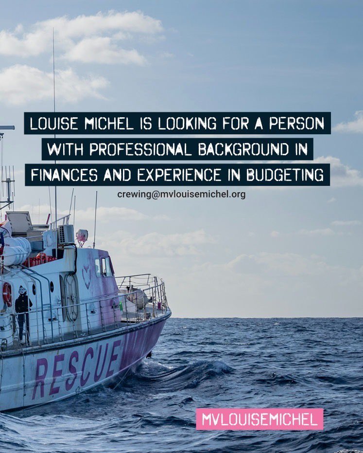 1/2 Louise Michel is looking for a person with professional background in finances and experience in budgeting for NGOs or associations, if possible also with working in environment with volunteers and/or Charity companies.