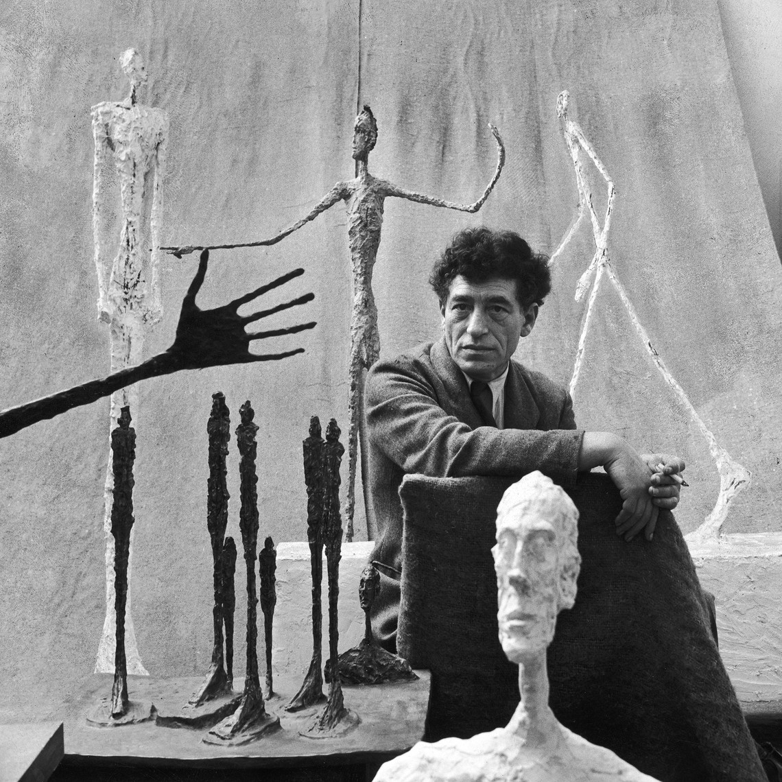 Alberto Giacometti (1951?) #Giacometti #AlbertoGiacometti