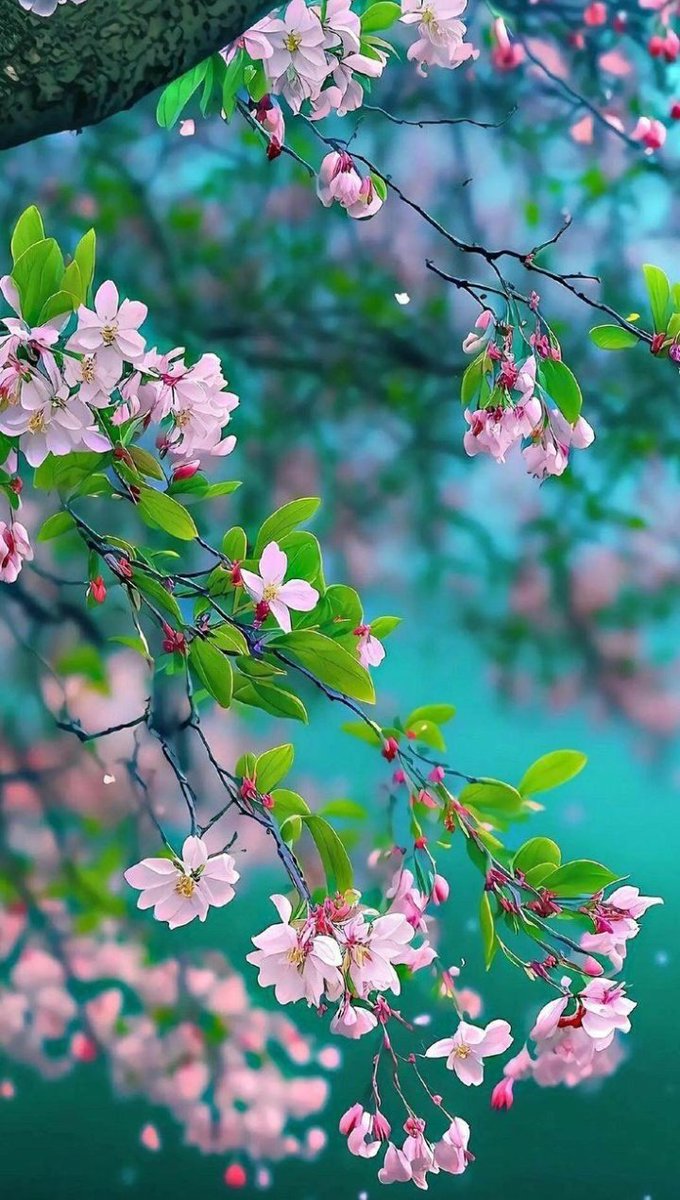 🌸🩷 GM Spring Flowers İ wish everyone a wonderful Weekend 🩷💮