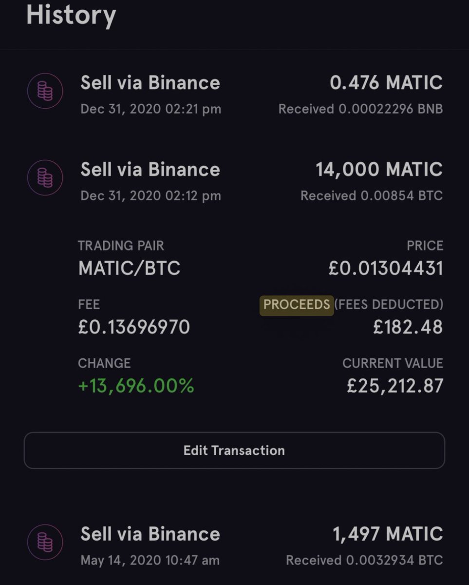 Don’t sell early, back in 2020/2021, I sold too much too early, one of my worst moves was selling $MATIC