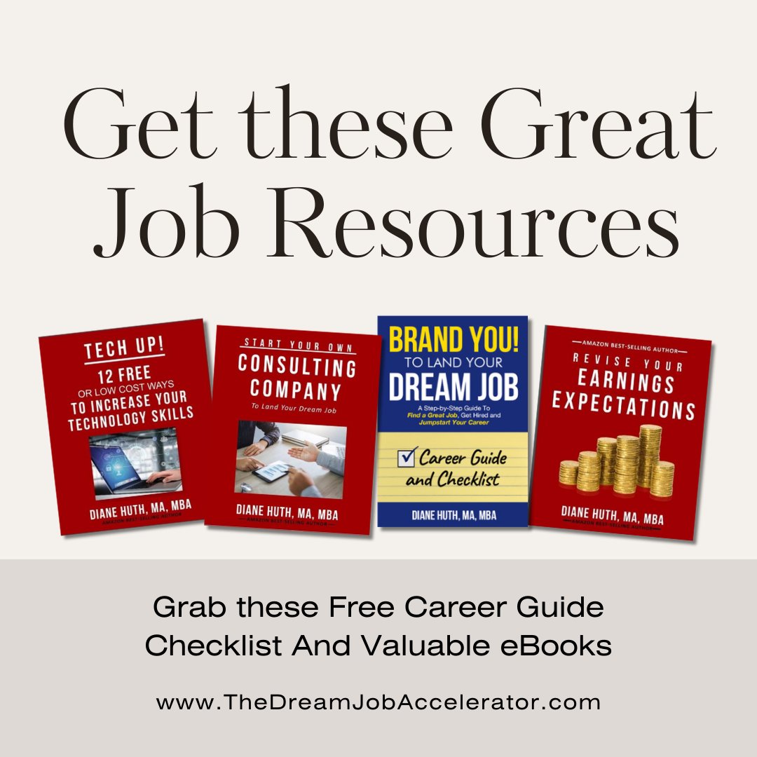 I've created all these free resources to help you find and land your dream job.  I will help you demystify the process, so you know what you need to do to succeed.

Get these Free Job Resources here: TheDreamJobAccelerator.com
#JobSearch #CareerAdvice #DreamJob