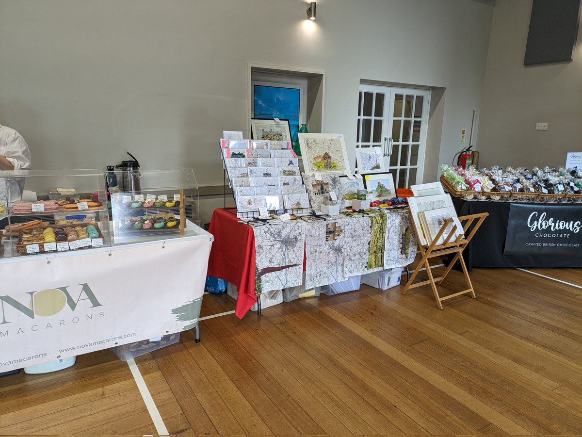 I'm here at #FulbeckCraftCentre in the village hall. You will see me between the chocolate and the macaron stall!!!! This could be dangerous 🤣🤣 #LincsConnect #MHHSBD #UKGiftHour #UKGiftAM #VintageMaps from many parts of the UK original-art-prints.sumupstore.com