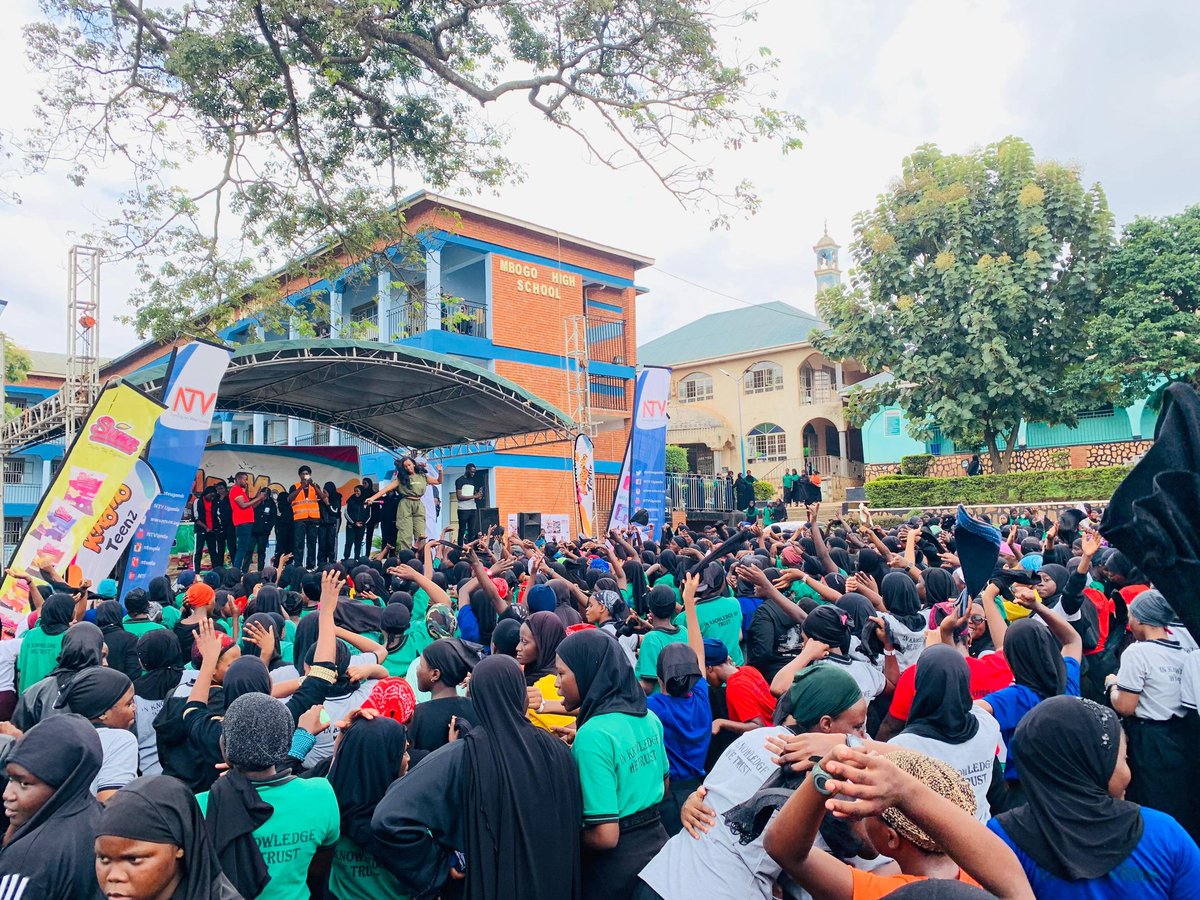 Mbogo High School is feeling the #NTVHiSkoolKiromo vibes. #NTVTNation